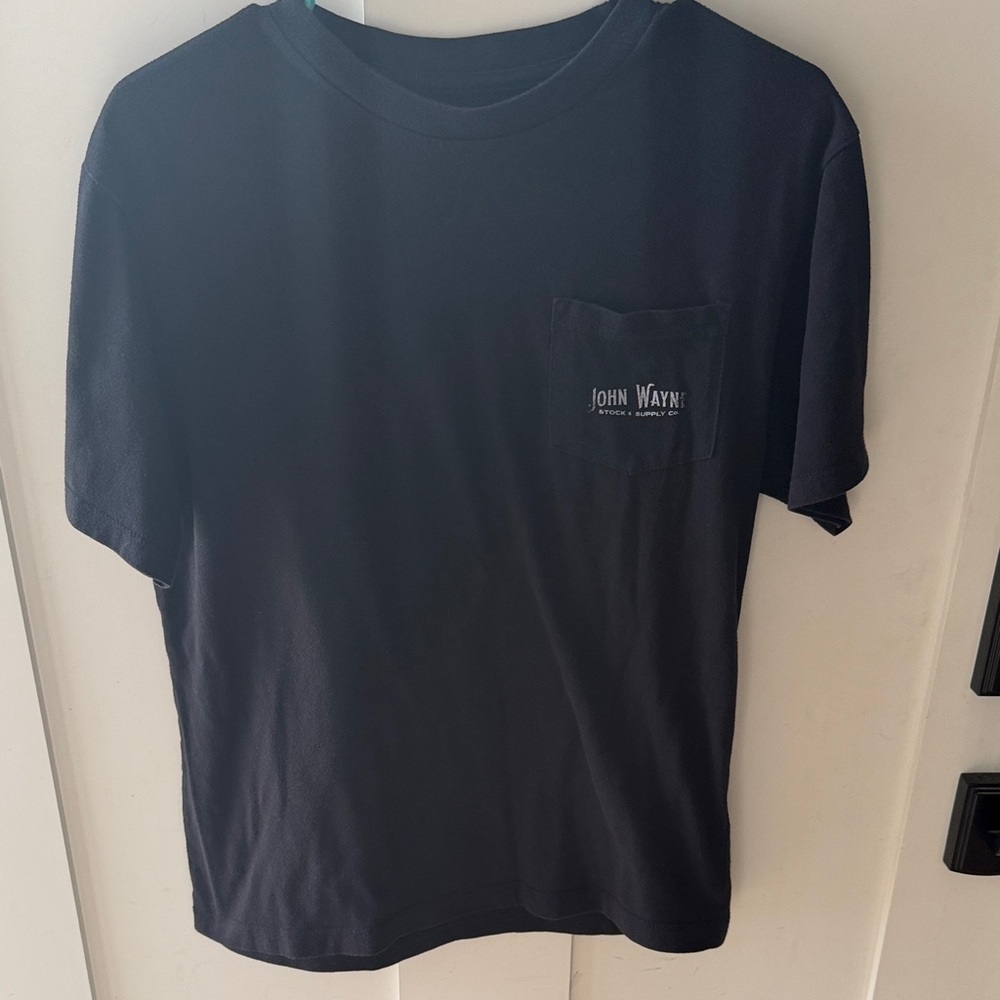 Hooey Black Short Sleeve Pocket Tee with Subtle Logo